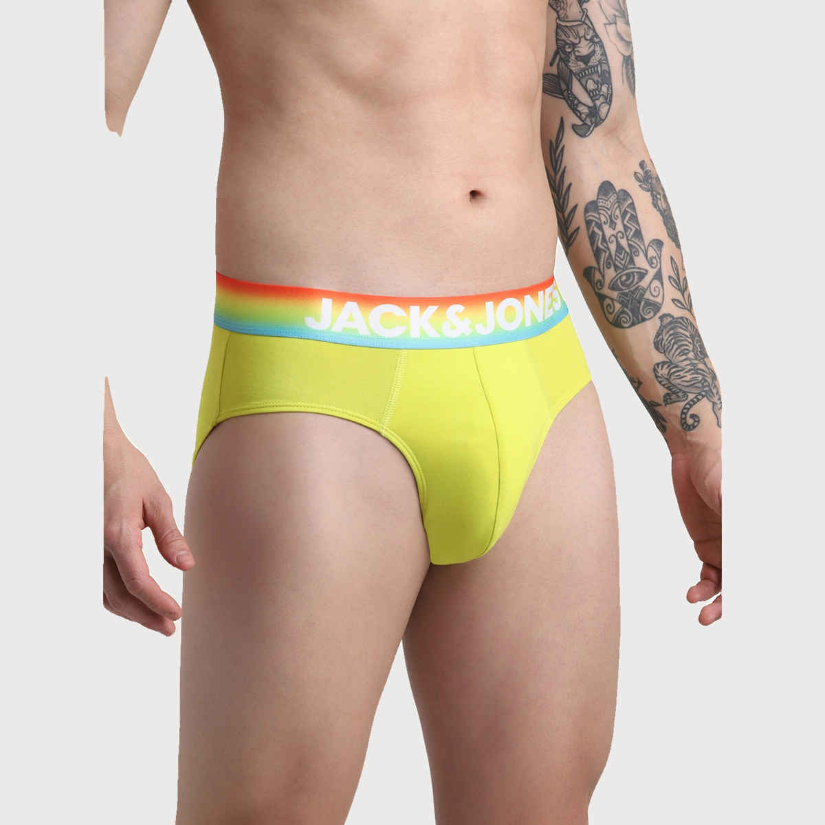 JACK & JONES Men's Kicker Brief | Sulphur Spring - XL