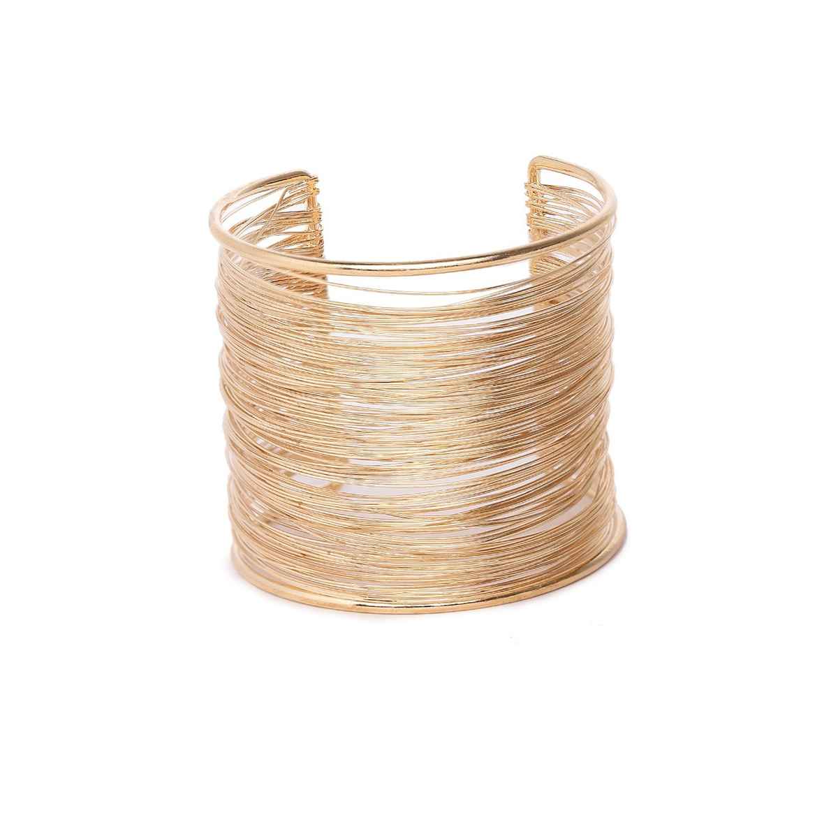 YouBella Stylish Latest Design Bracelet Jewellery Gold Plated Cuff for Women (YBBN - 91677)