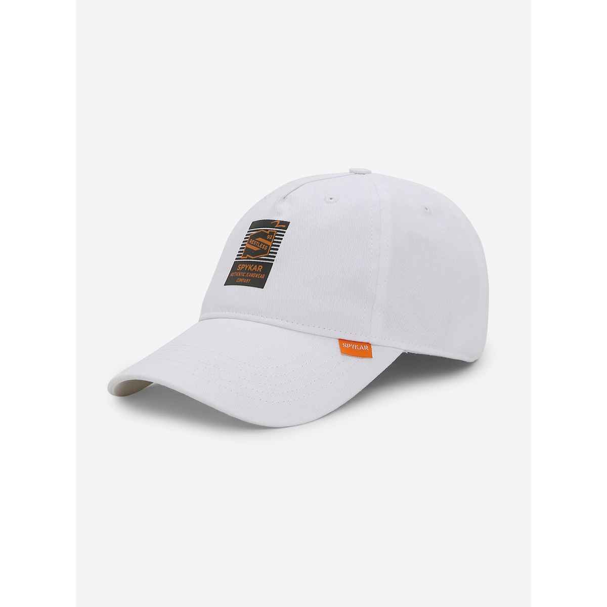Spykar White Caps for Men's | MACAPAS019