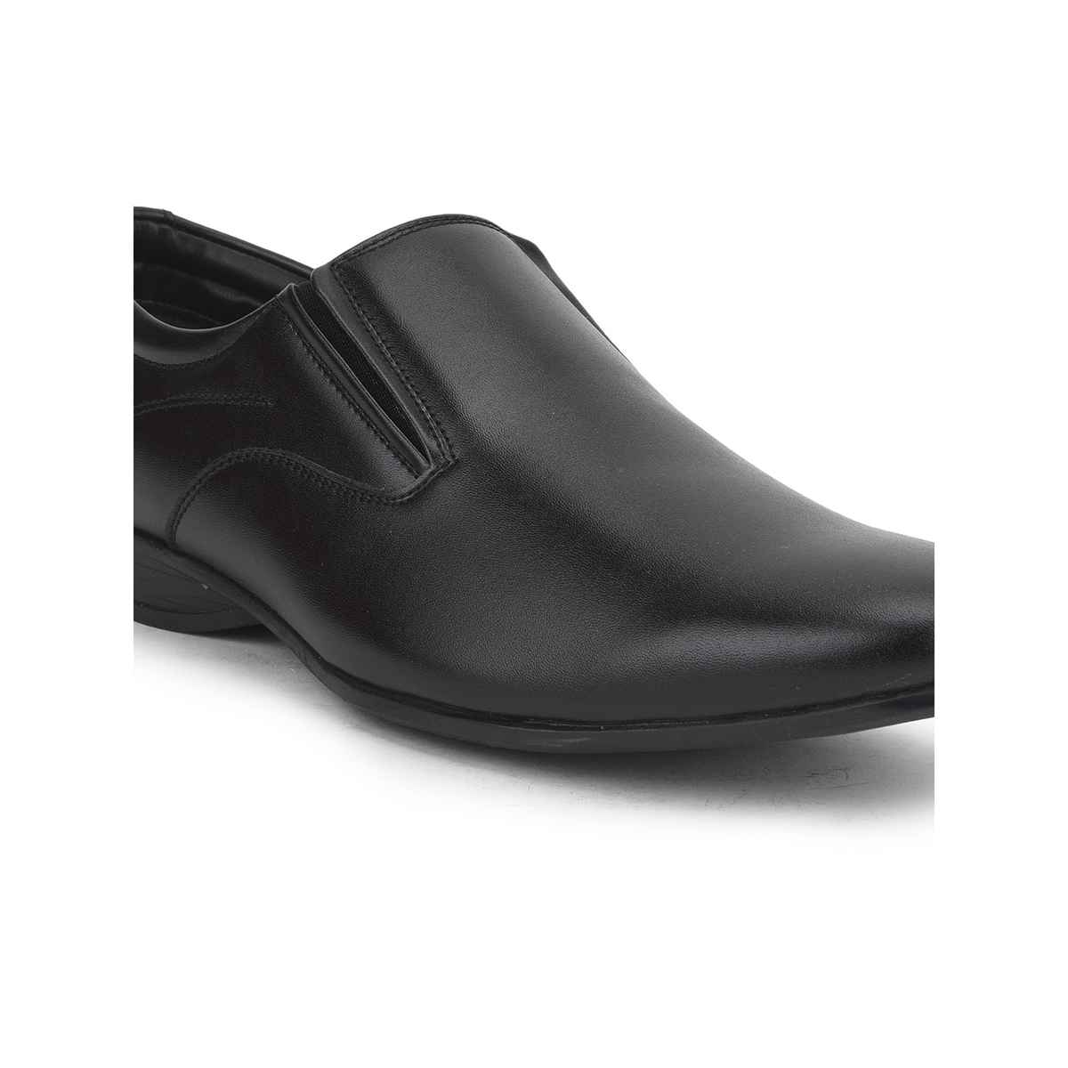 Liberty Robert-1 Black Pu Formal Non Lacing Mens - 7 UK