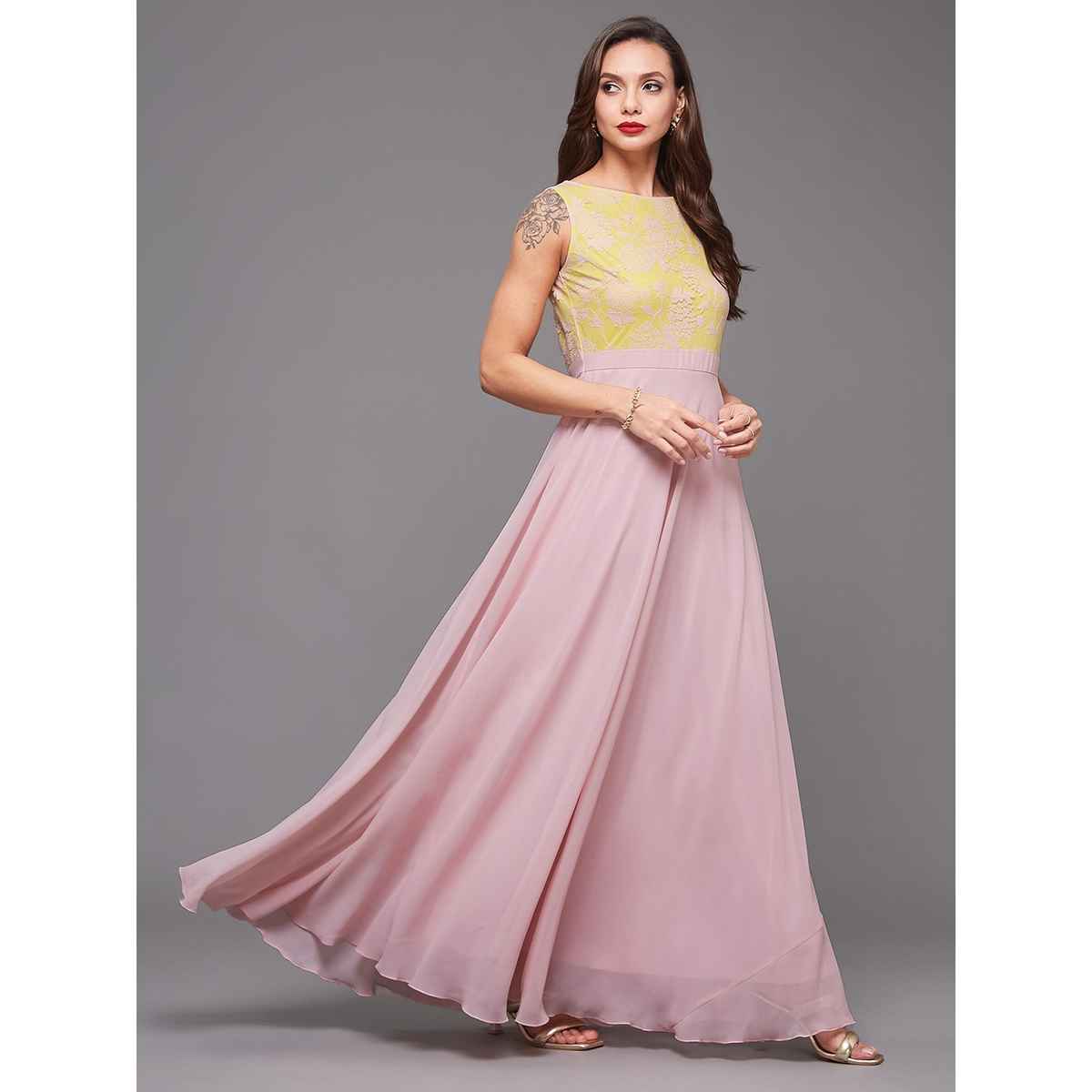 Miss Chase Women s Just My Imagination Maxi Dress Dusty Pink | XL