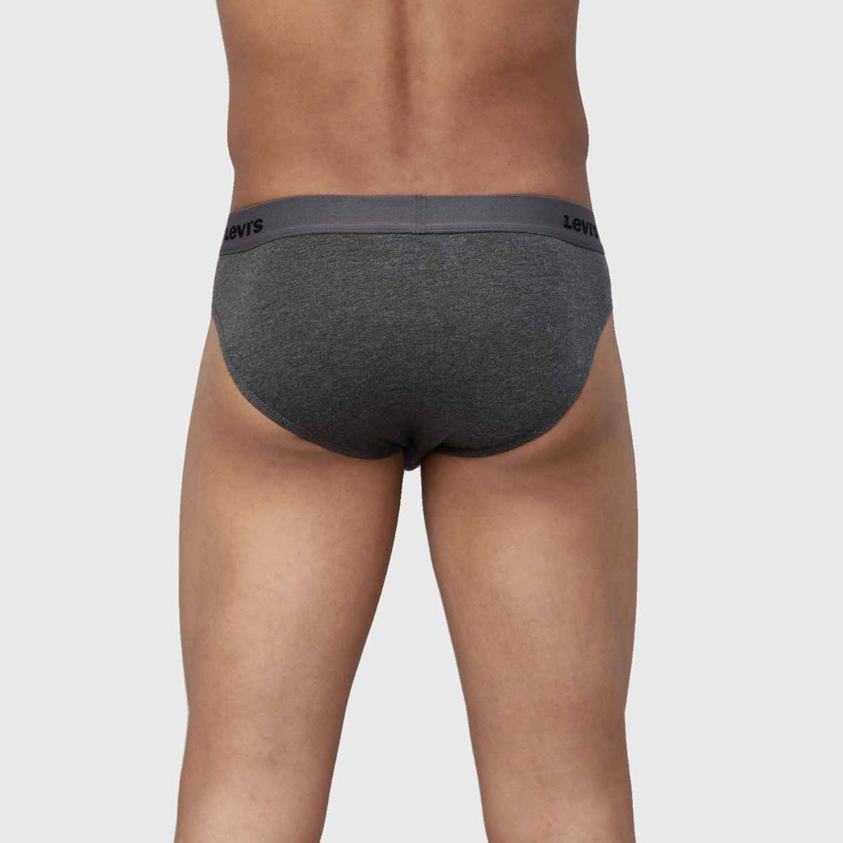 Levi's Innerwear Men's Solid Cotton Ultrasoft Waistband Brief | Assorted - M