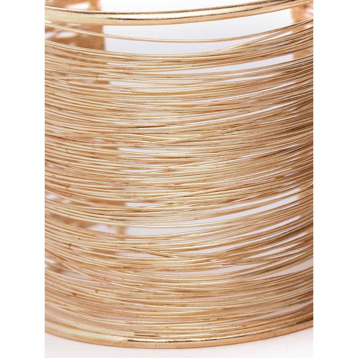 YouBella Stylish Latest Design Bracelet Jewellery Gold Plated Cuff for Women (YBBN - 91677)