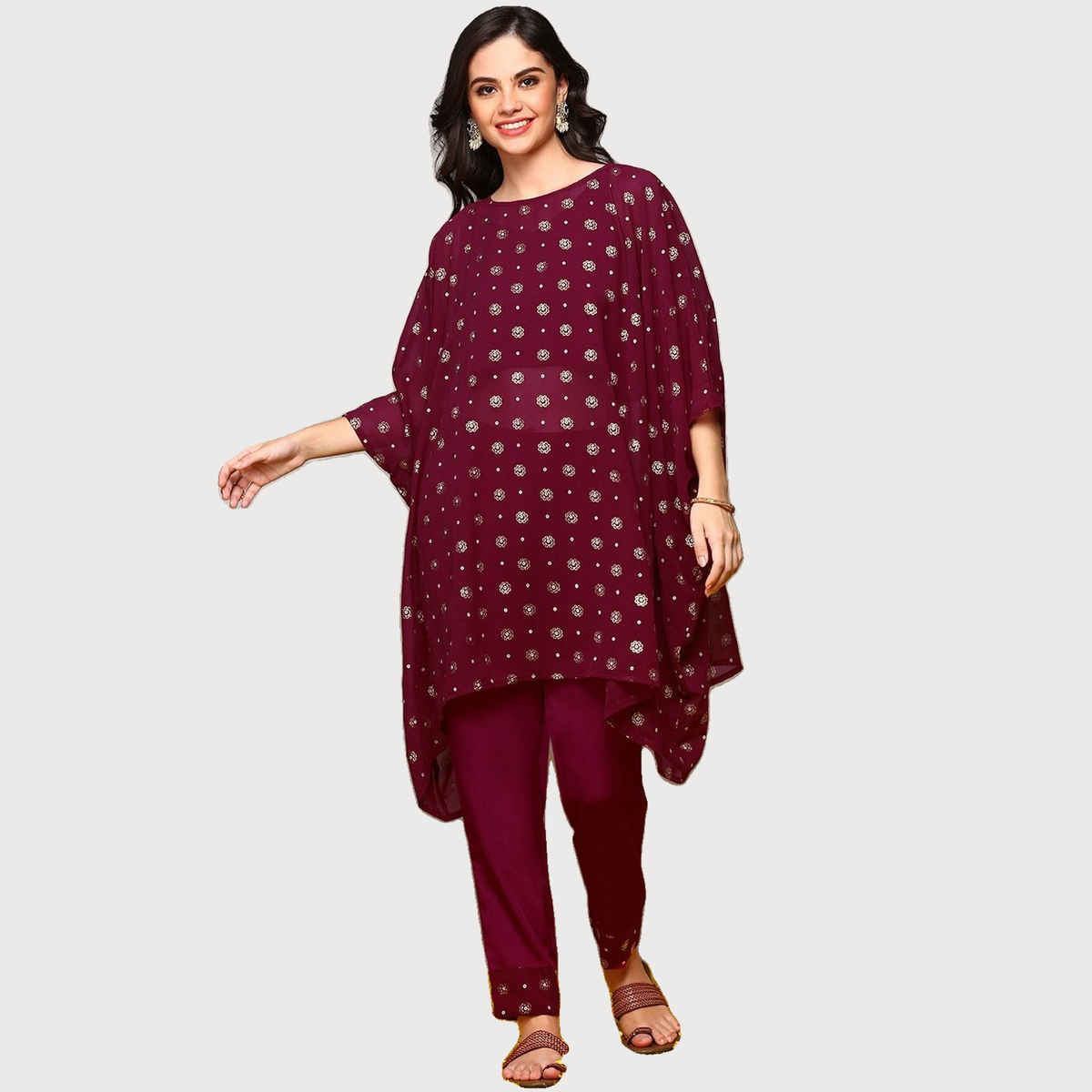 Ishin Women's Pink Co-rd Sets - L | INWKTS24314