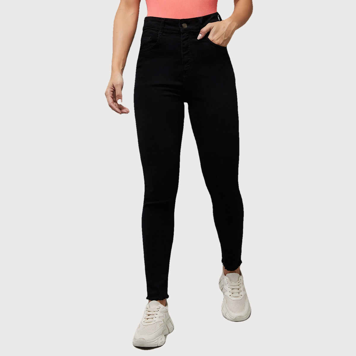 Miss Chase Women s Did It Again Denim Jeans | Black | 32