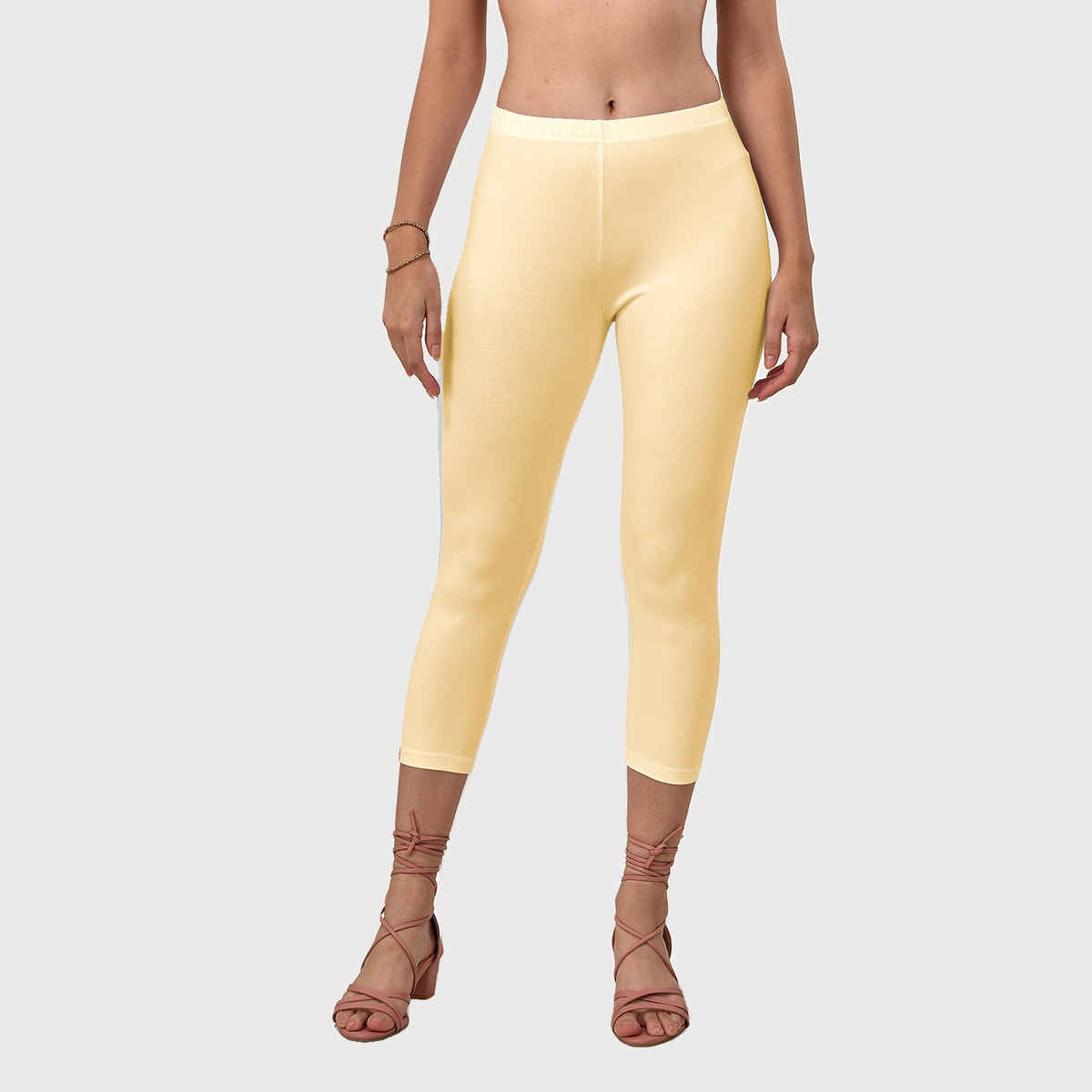 Lyra Women's Capri | Cream - Free Size