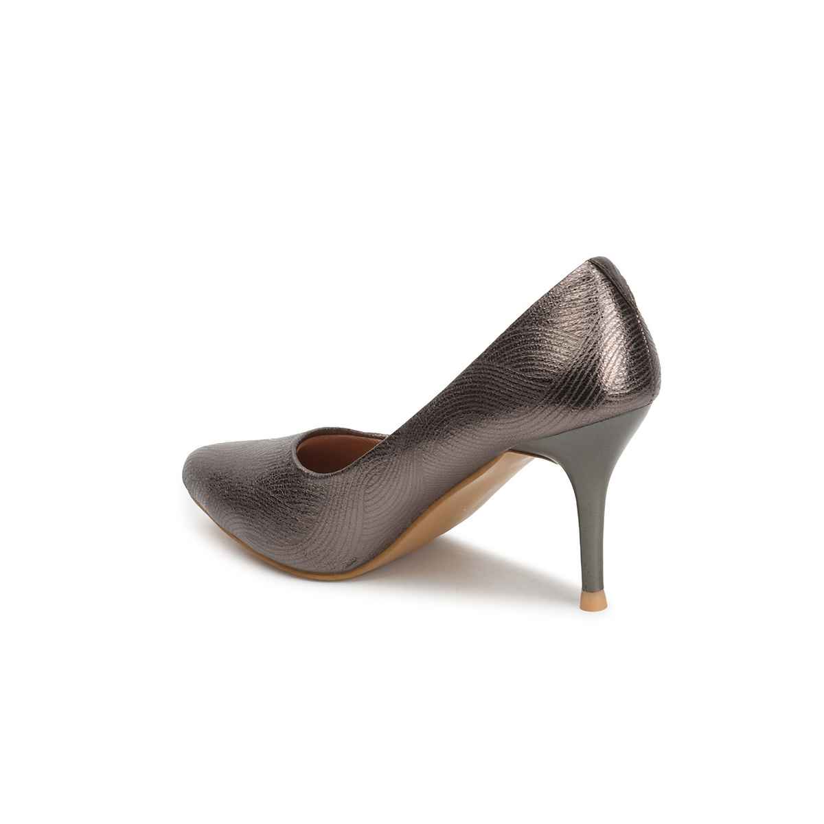 Carlton London Women Grey Heels Sandal - UK7