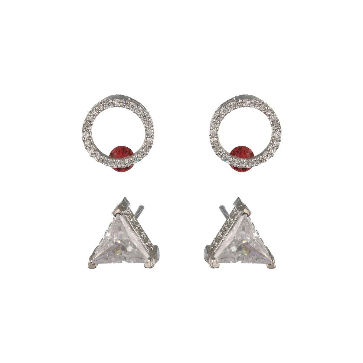 Priyaasi Silver Plated Earrings Set