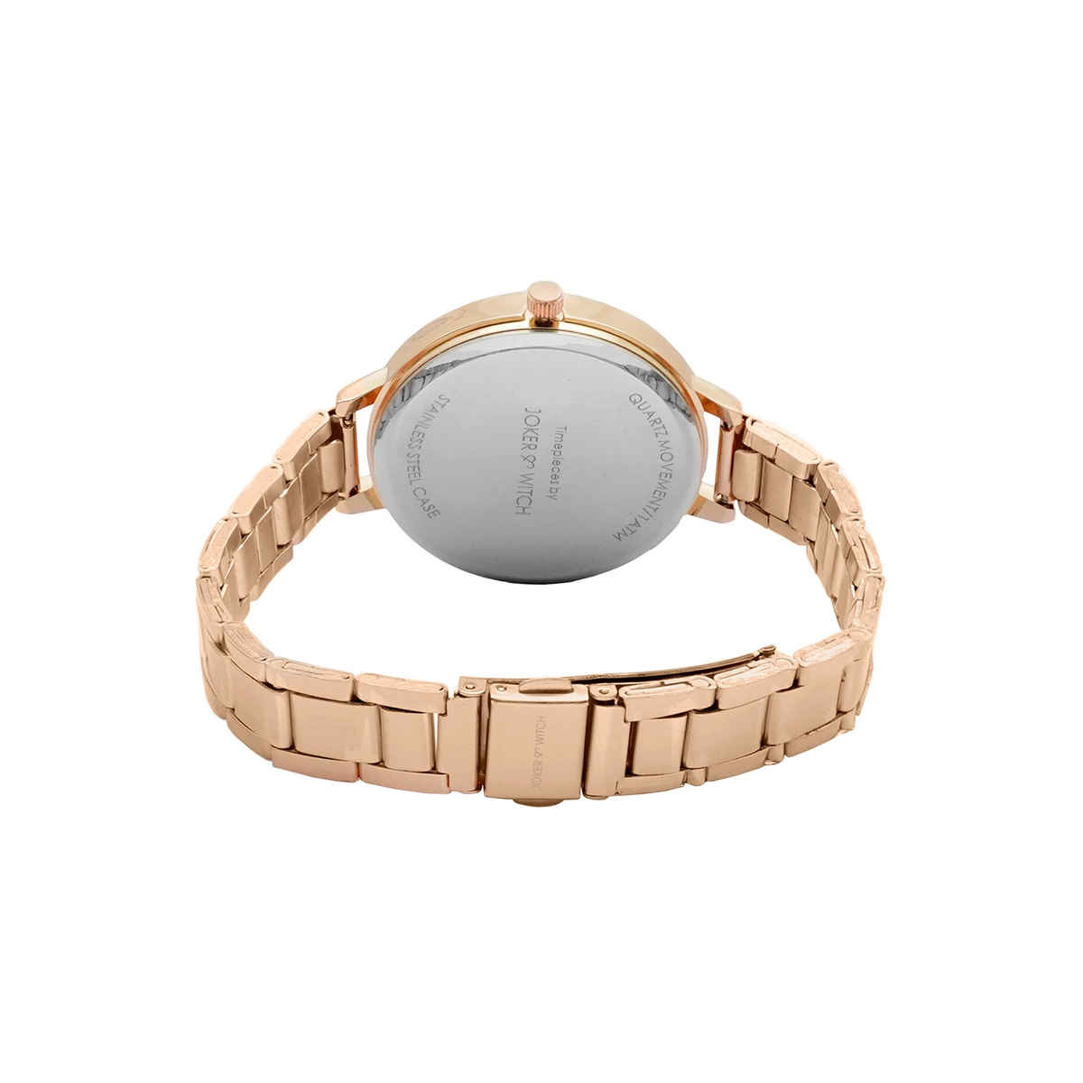 Joker & Witch Women's Stainless Steel Chrono Watch | Black