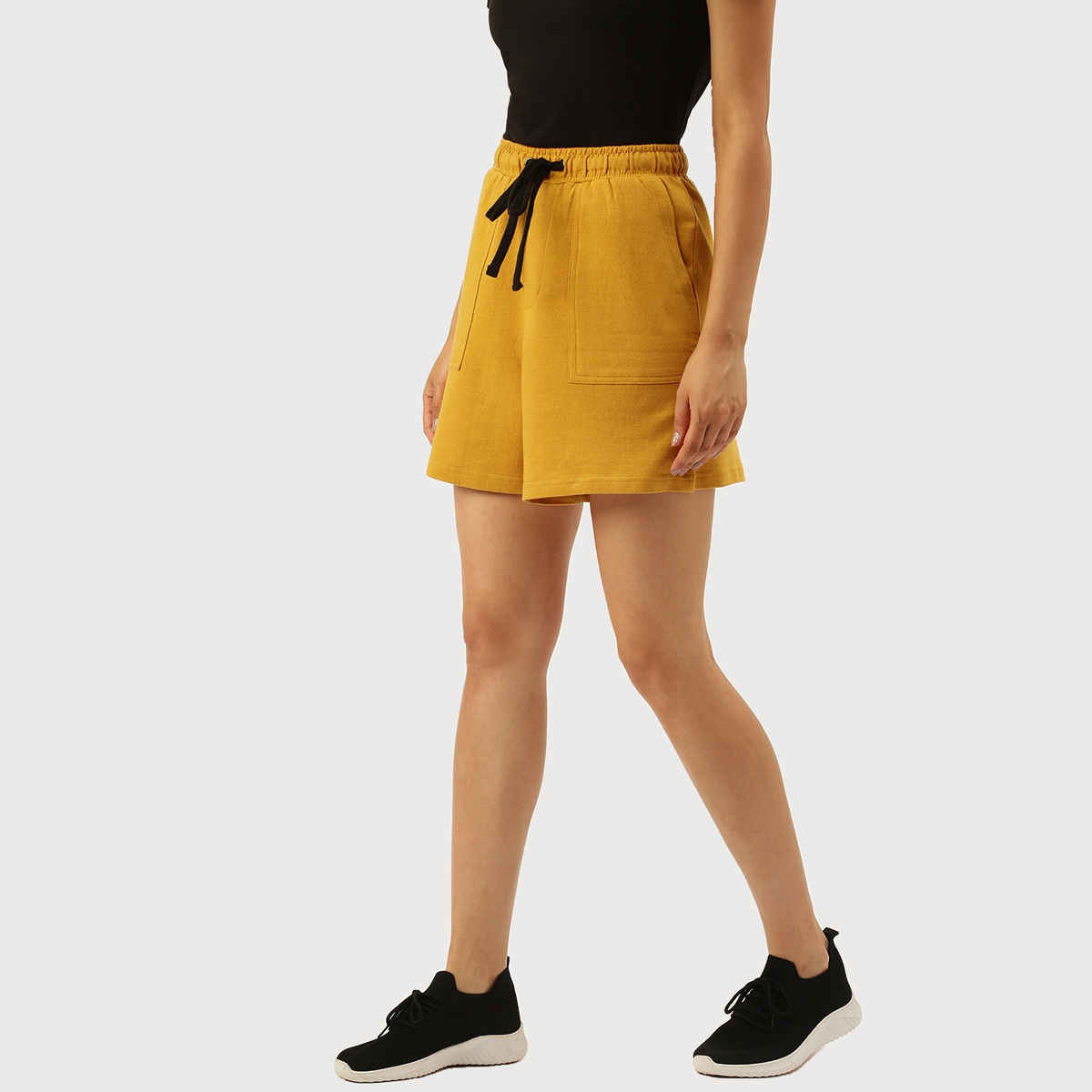 Arise Women's Shorts Aw206 Yellow | M