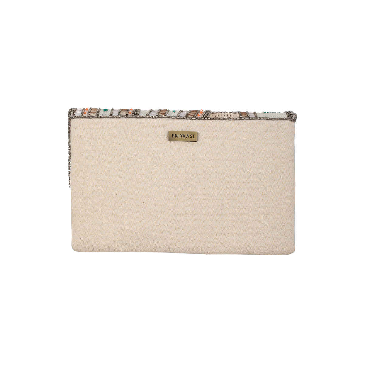 Priyaasi Women's Embellished Fabric 500 ml Sling Bag | Multicolour - Free Size