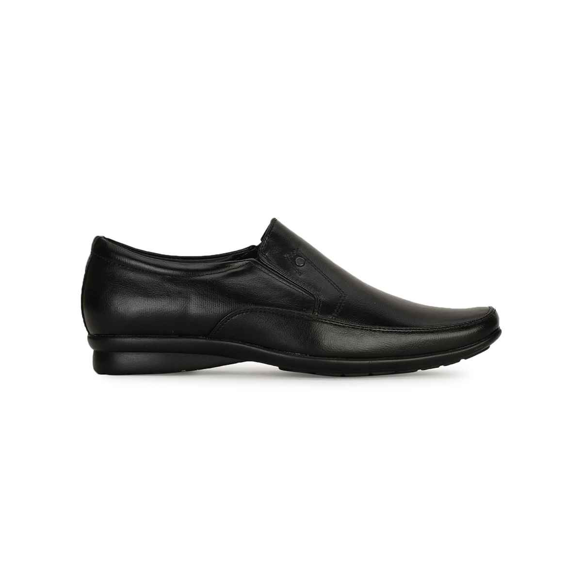 Bata Black Slip On Formal Shoes For Men | 7 UK