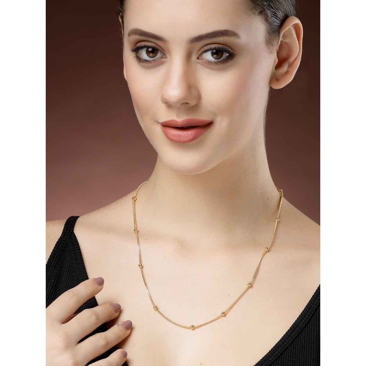 NVR Women's Gold - Plated Minimal Chain | NVR2705