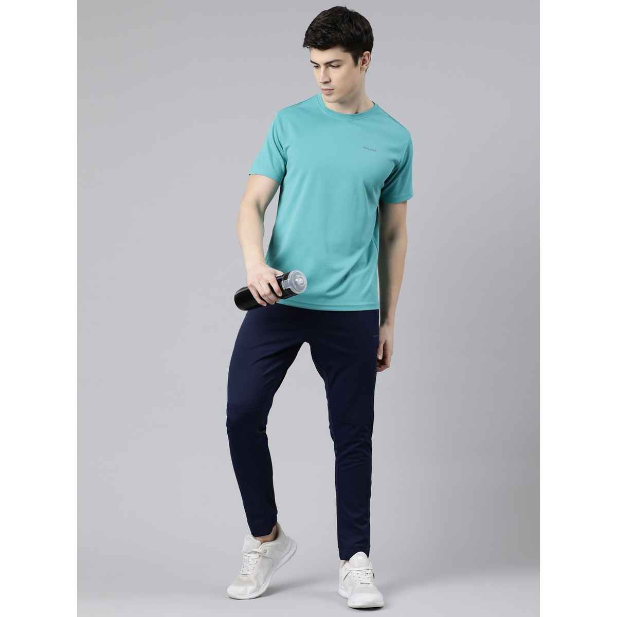 Pepe Jeans Mens Baltic Blue Dry Fit T-Shirt - Pack of 1 (M) Comfort Fit, Soft Fabric, Breathable