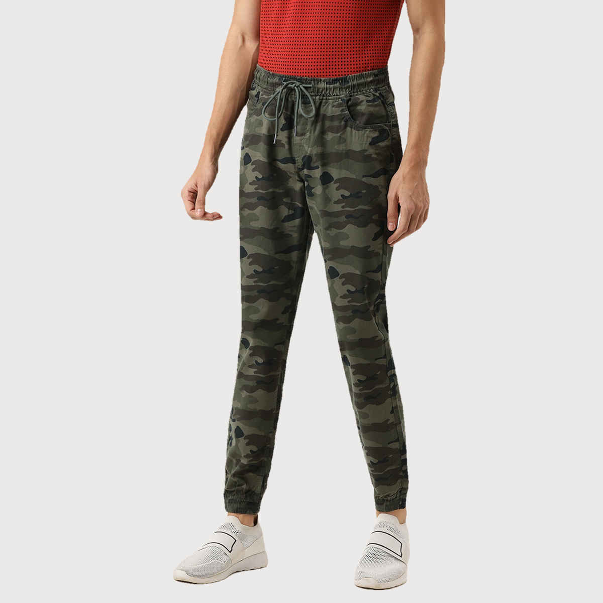 IVOC Men's Slim Fit Camo Print Casual Jogger | 28