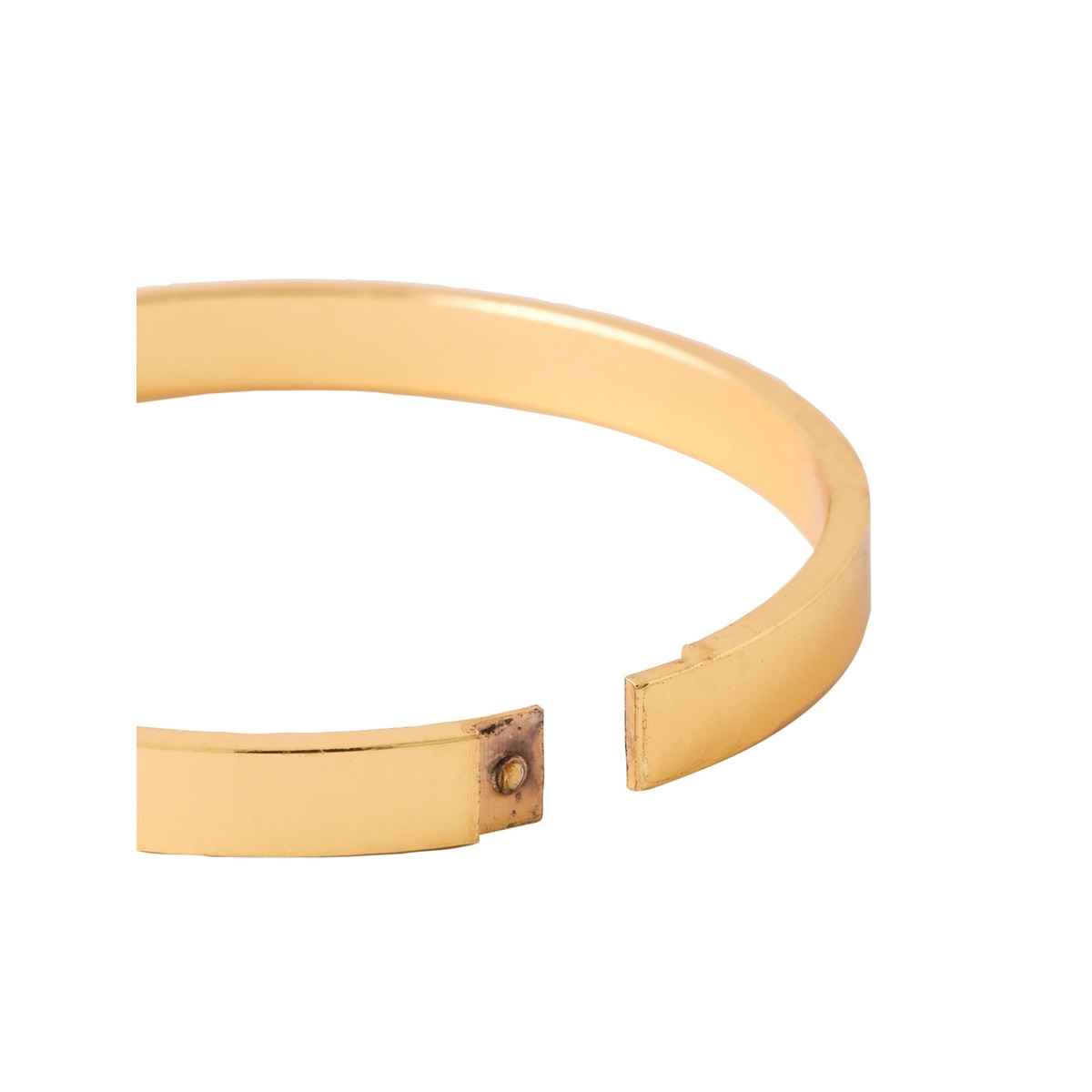 NVR Men's Gold Kada Bracelet | NVR2103