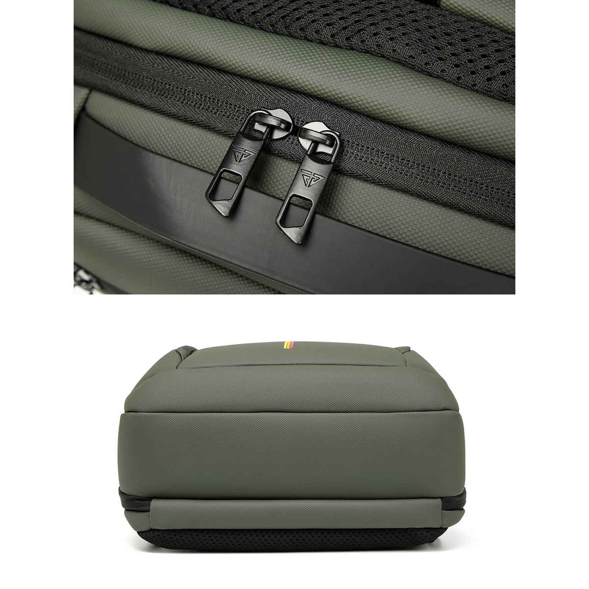 Fur Jaden Unisex Solid PU 25 L Anti Theft Backpack | Green