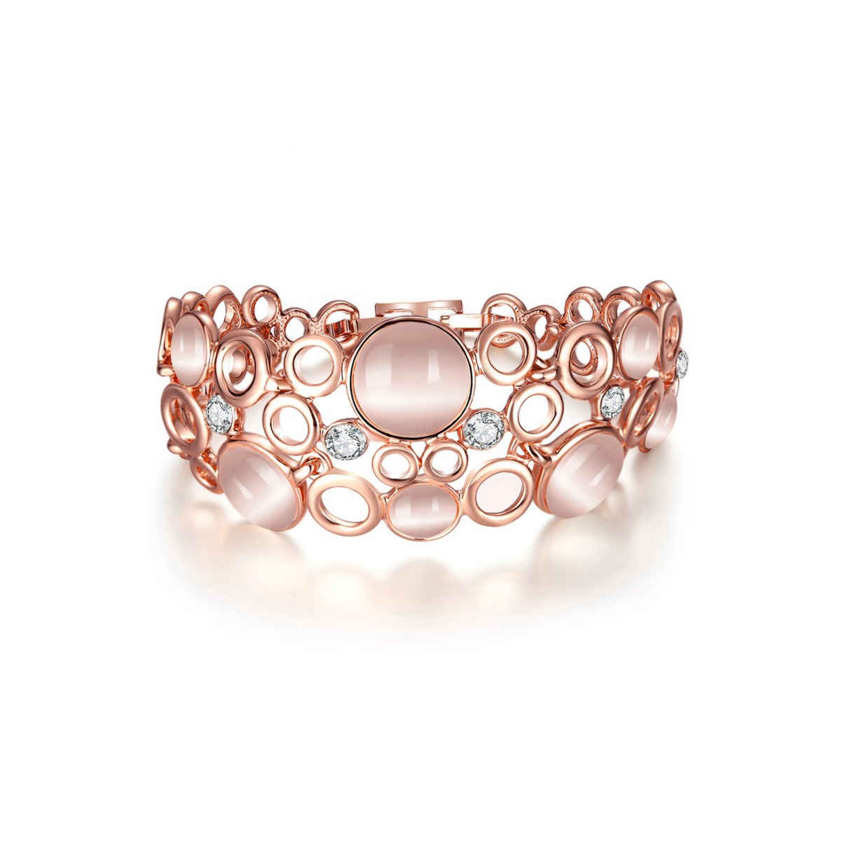 YouBella Latest Design Party Wear Jewellery Gold Plated Charm Bracelet for Women (YBBN - 91640)