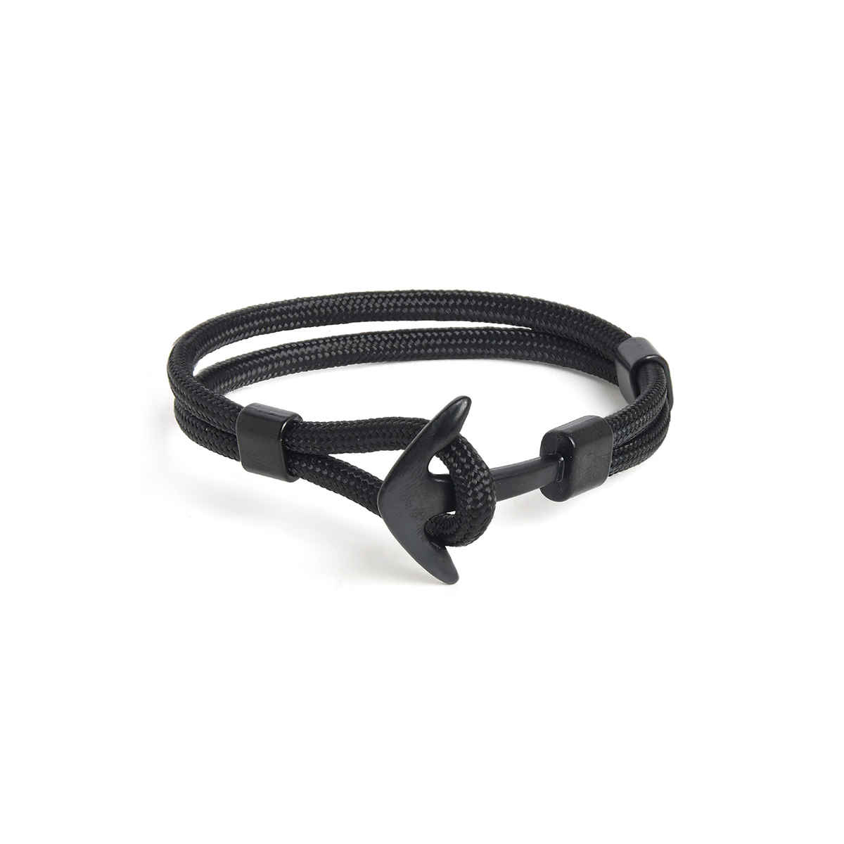 Sohi Men Black Wraparound Bracelet