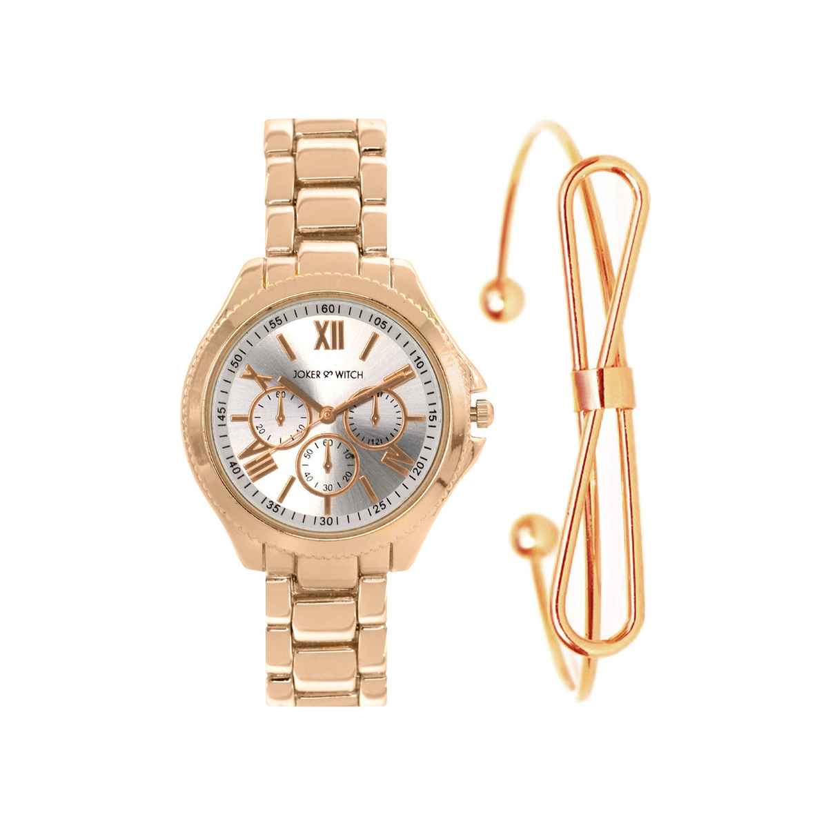 Joker & Witch Carole Rosegold Watch Bracelet Stack