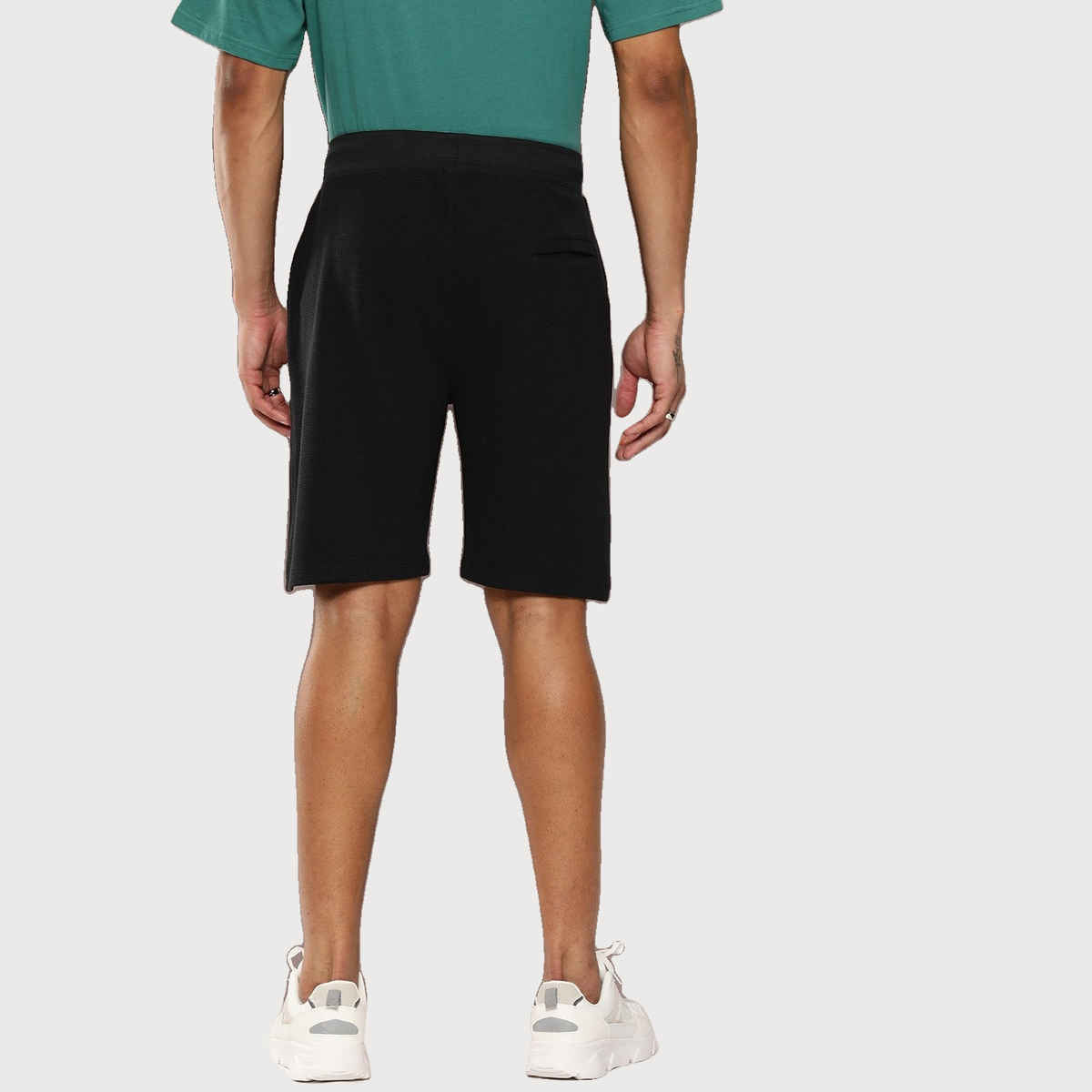 Dillinger Men's Solid Regular Shorts | Black - L