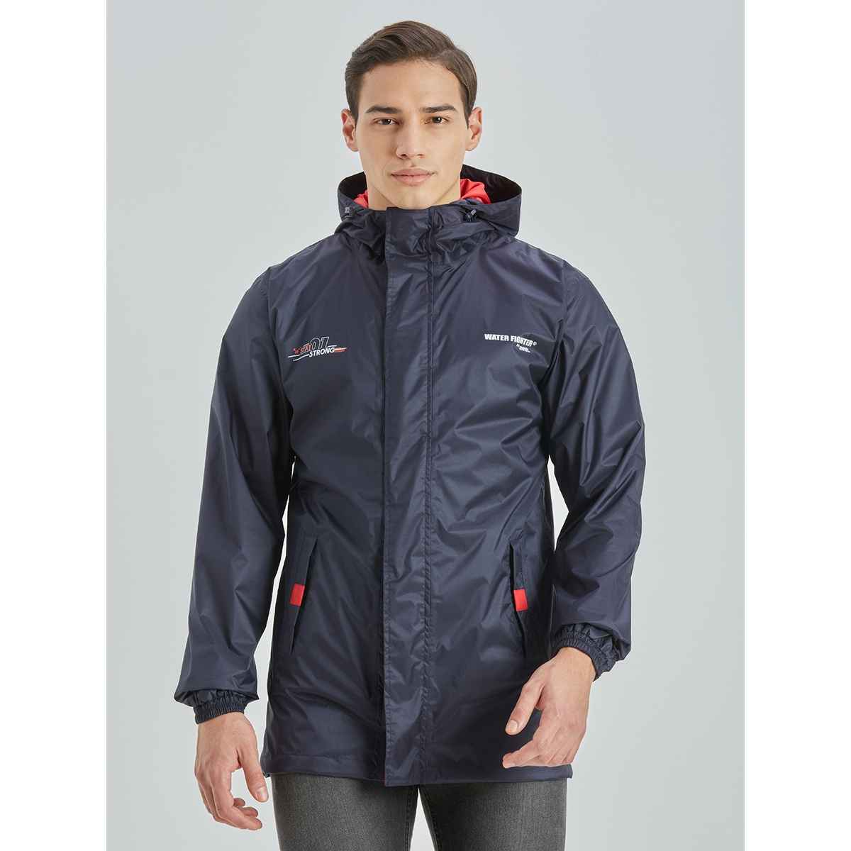 Zeel Rain Knight Men's Waterproof Jacket MQJ203|NVYBLU|L