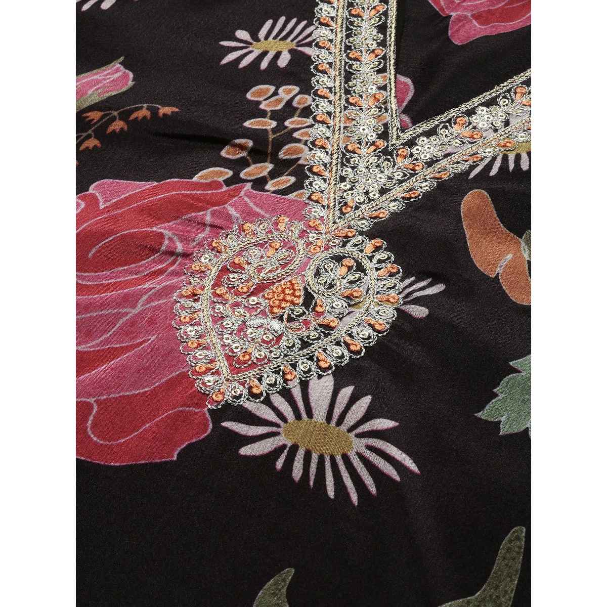 Ishin Women's Kurta Set 3 Pcs with Dupatta | Multi - S