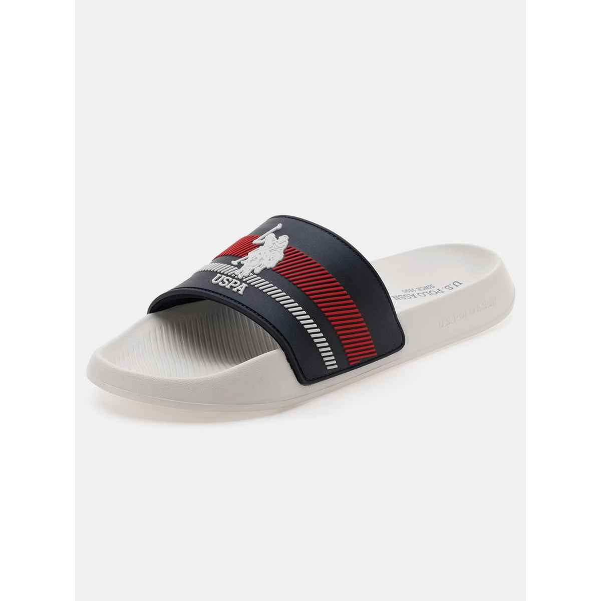 U.S.PoloAssn. Men's - RAFA | Men s Slides | White | UK 8