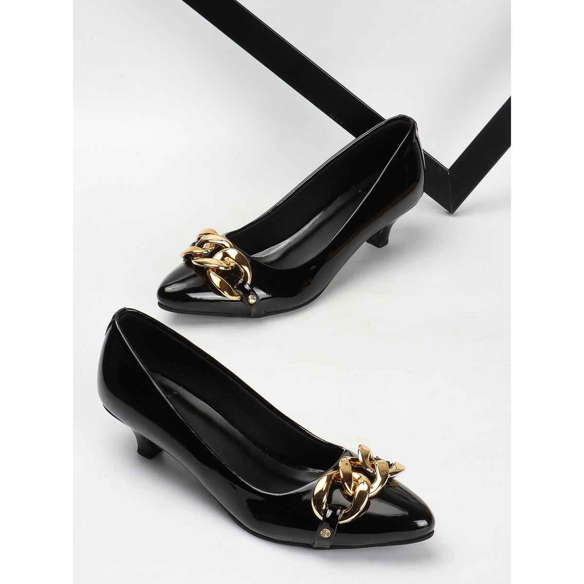 Carlton London Women Heels Sandal | UK 5 | Black