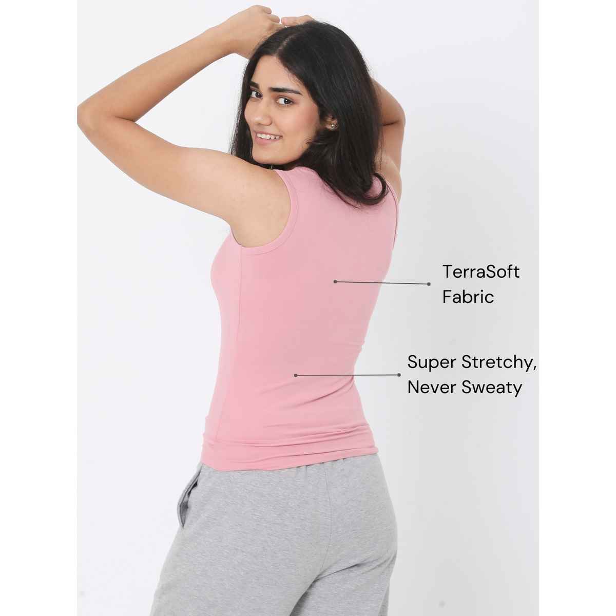 Terractive Cuddle Tank | Pink | M