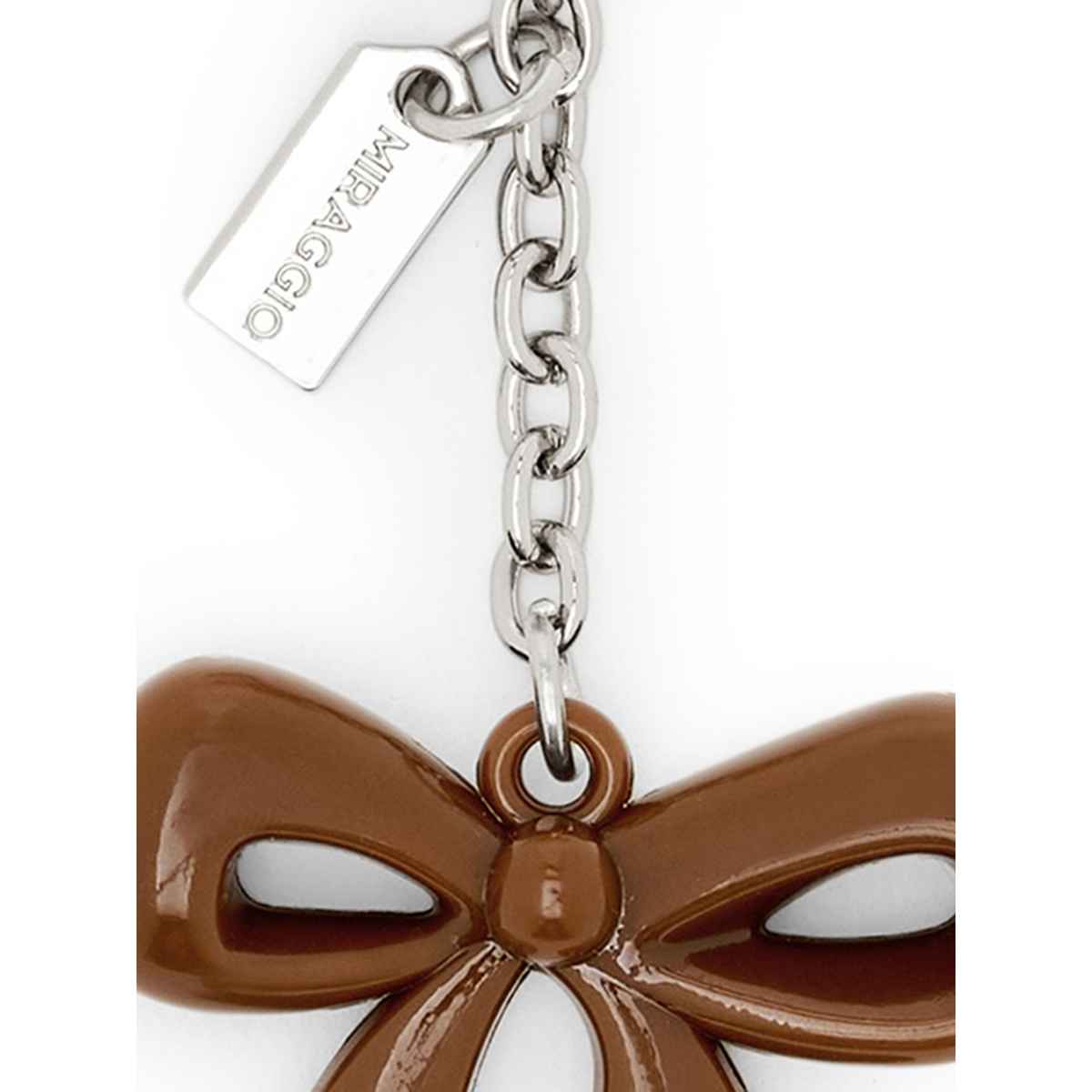 Miraggio Women's Caramel Bow Charm