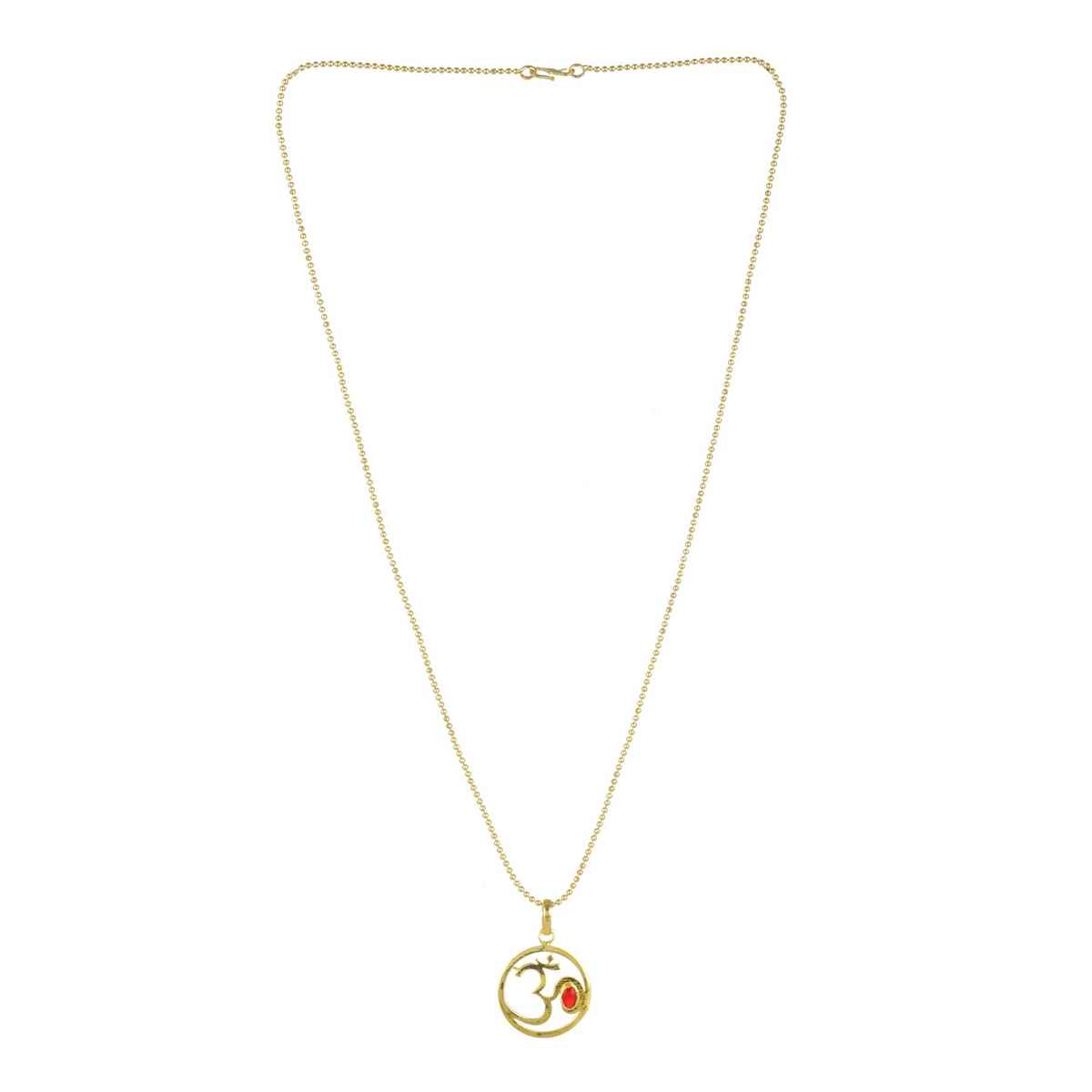 Priyaasi Bold by Priyaasi OM Gold-Plated Necklace for Men
