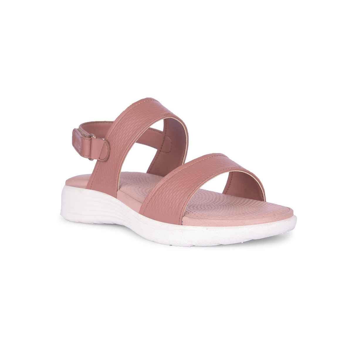 Liberty Healers SOFIA-2E Women Peach Casual Sandals - 37 UK
