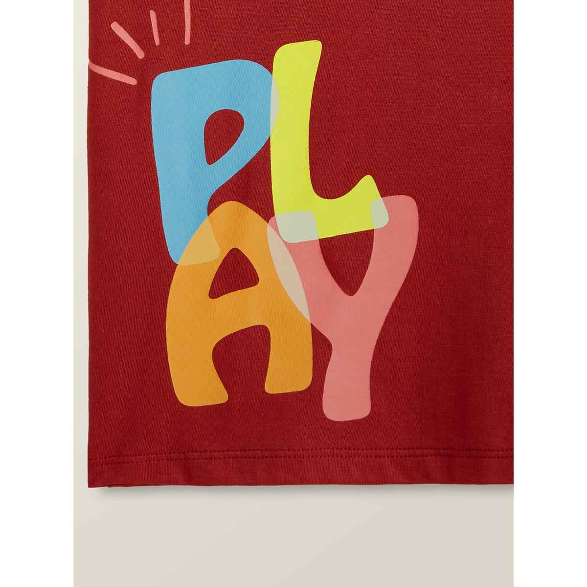 XY Life Kids T-shirts for Boys | 100% Combed Cotton | Antimicrobial Finish | 9-10Y | Dark Red