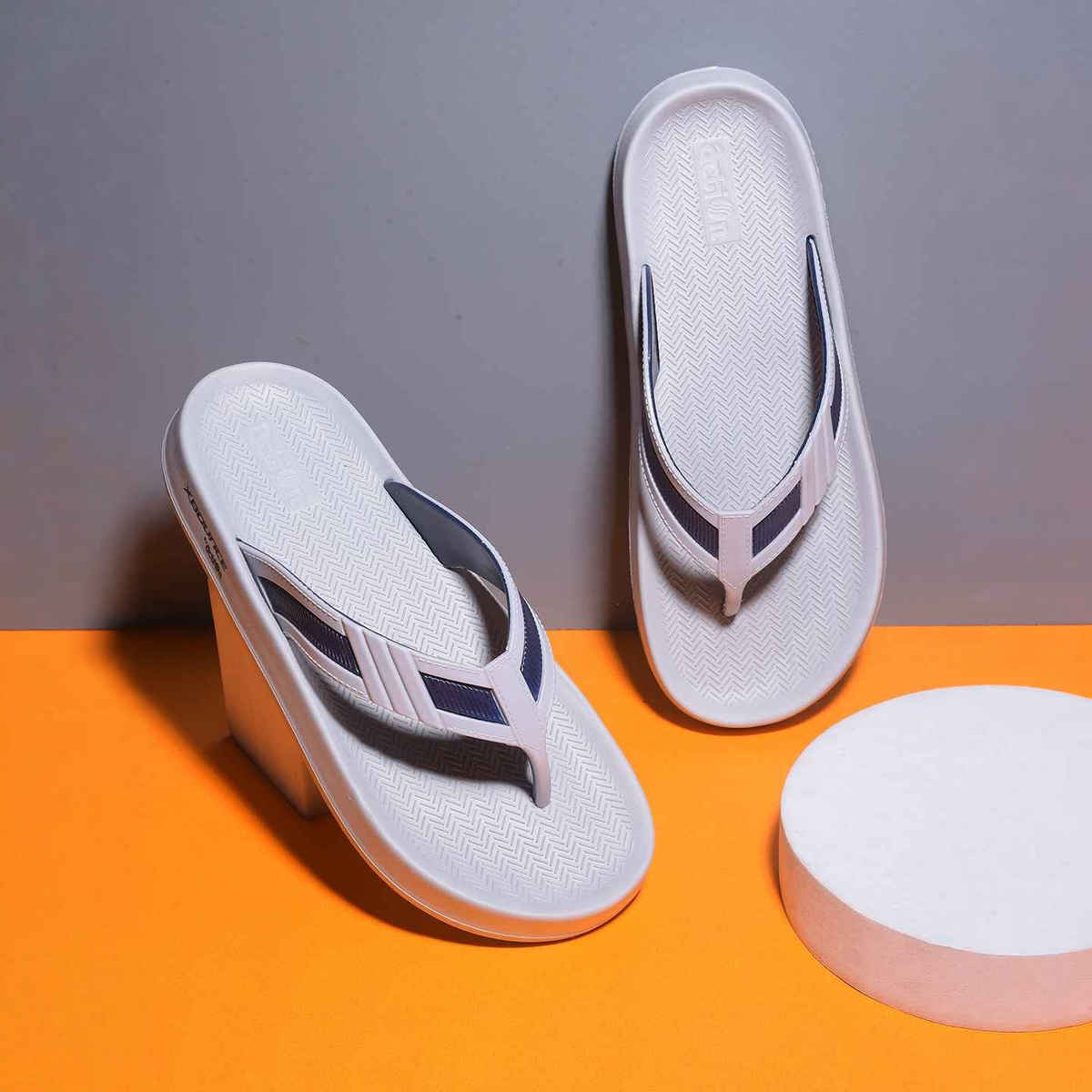 Action Eva Flotter Mens Eva Slippers | Uk | 8 | Lgry