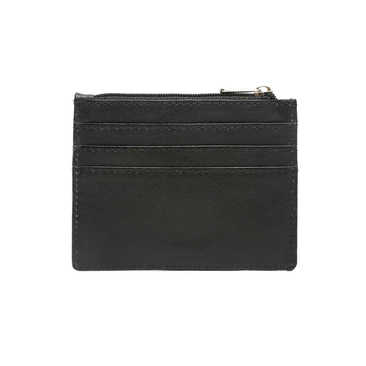 Teakwood Men's Solid Genuine Leather Wallet | Black - One Size