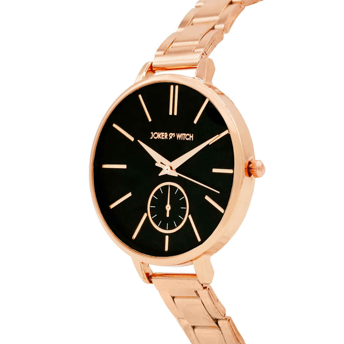 Joker & Witch Women's Stainless Steel Chrono Watch | Black