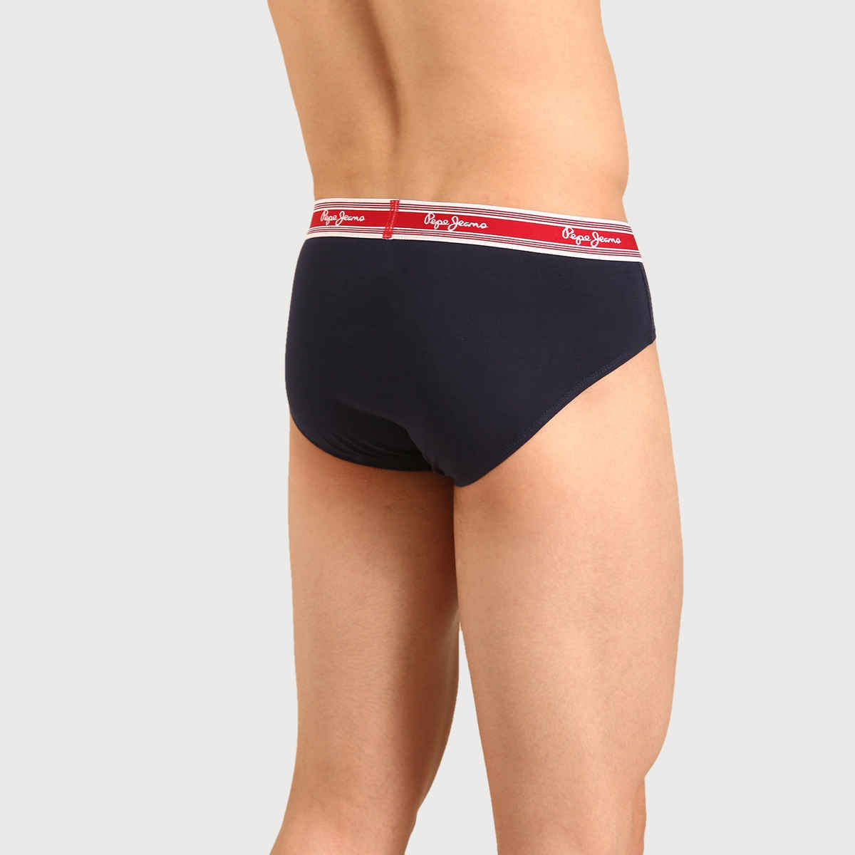 Pepe Jeans Mens True Blue 100% Cotton Solid Brief  - Pack of 1 (XL) Comfort Fit, Soft Fabric