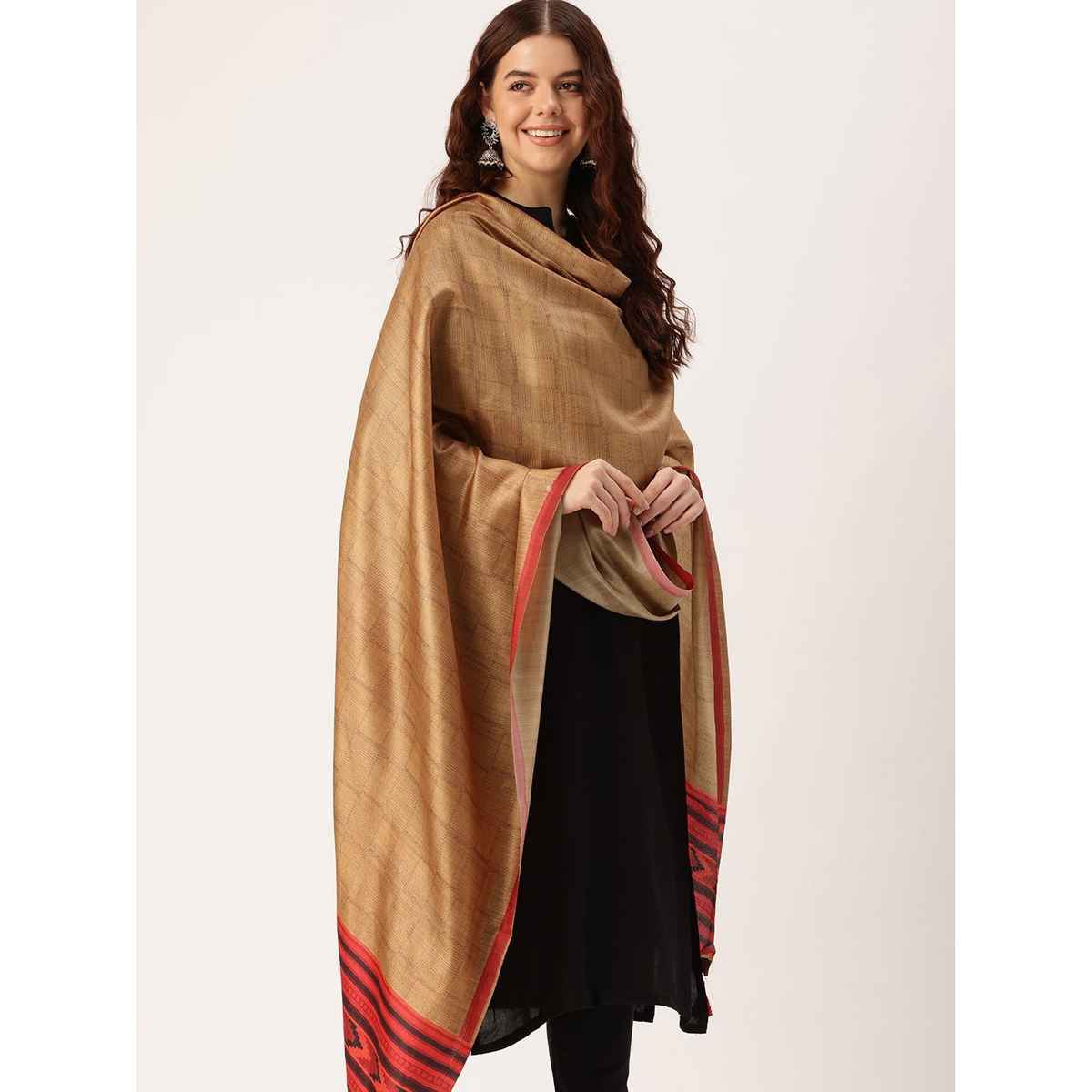 Ishin Golden Cotton Dupatta | 1035