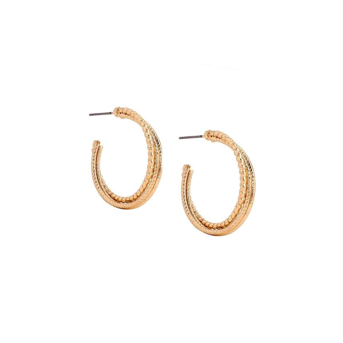 Priyaasi Fashion Gold Earrings-1