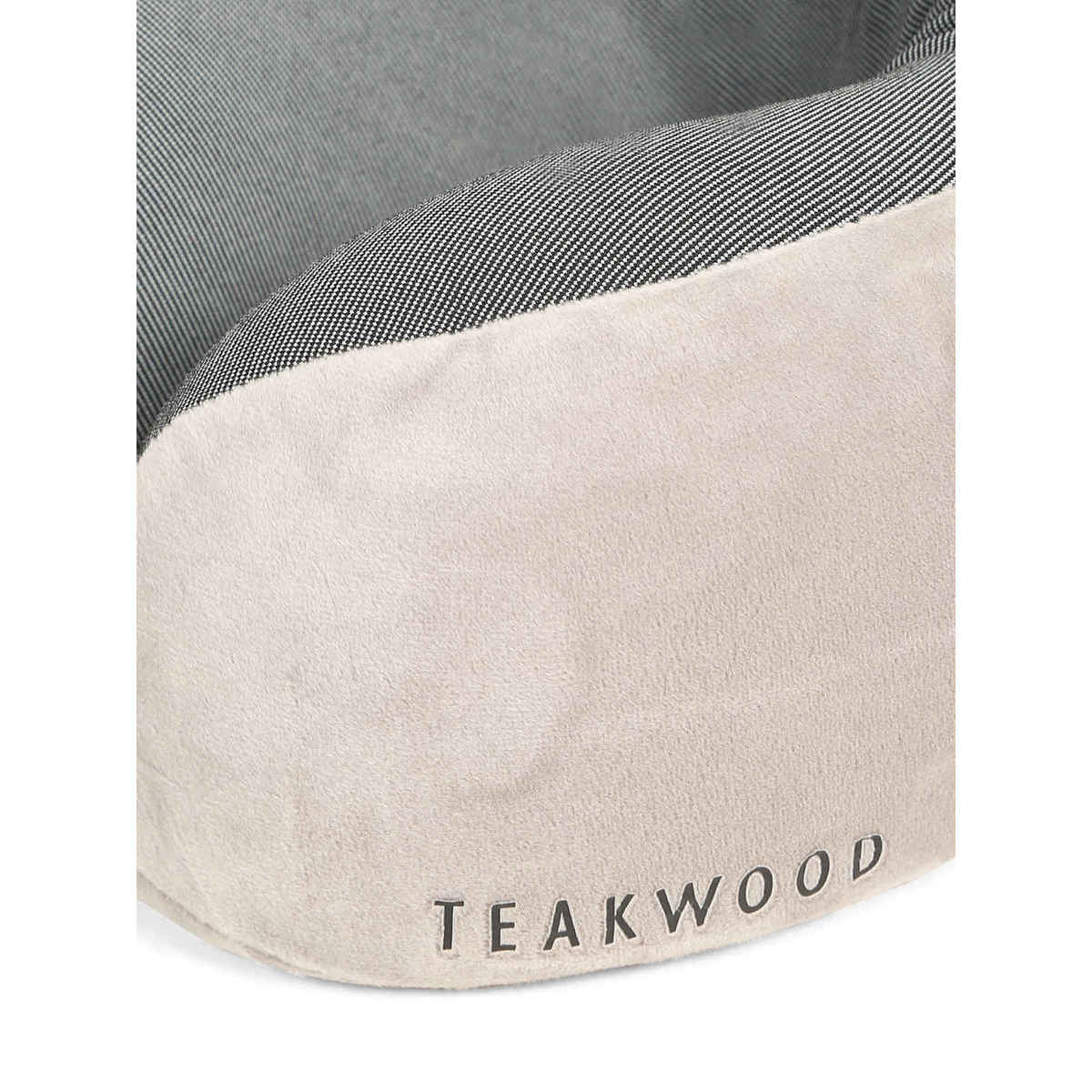 Teakwood Leathers Unisex Soft Foam U-Shaped Neck Pillow | Grey