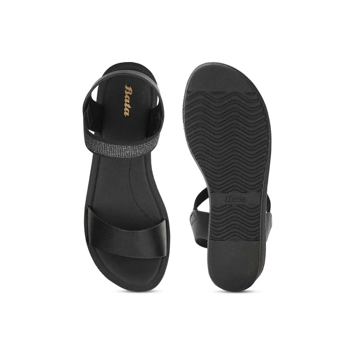 Bata Black Heels For Women - 7