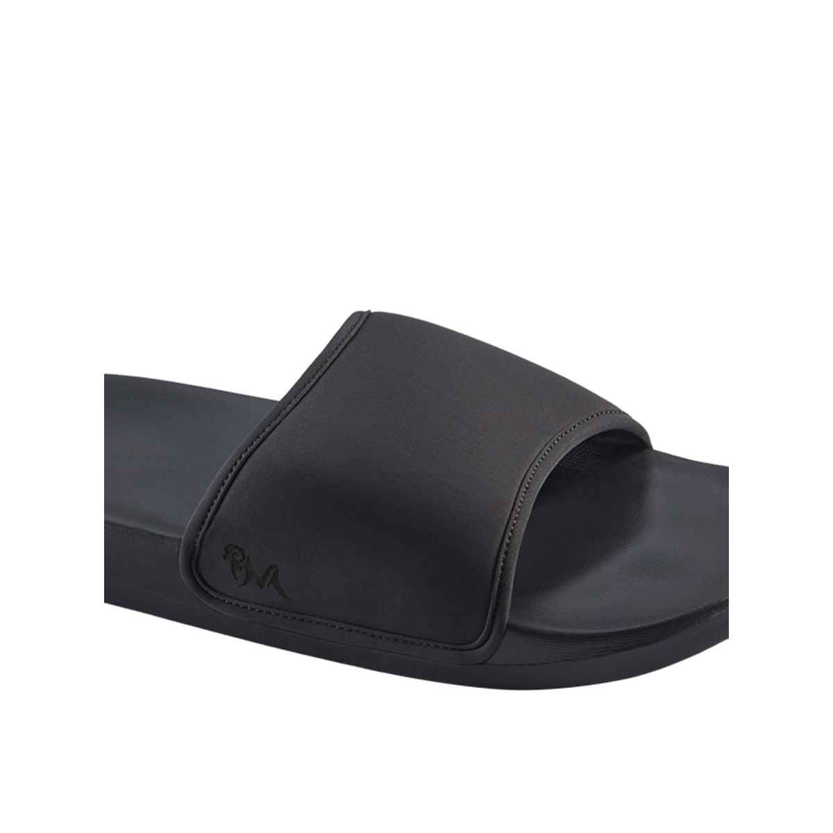 Neemans Unisex Eco Slides - Coal Black | UK 7