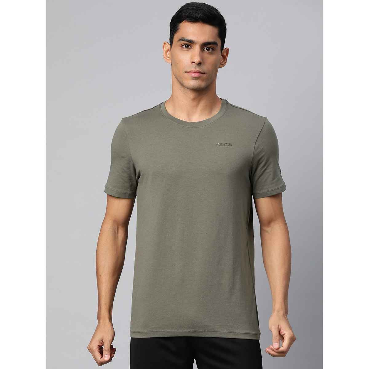 Alcis Men's Round Neck T-Shirt | Hillside Olive | M