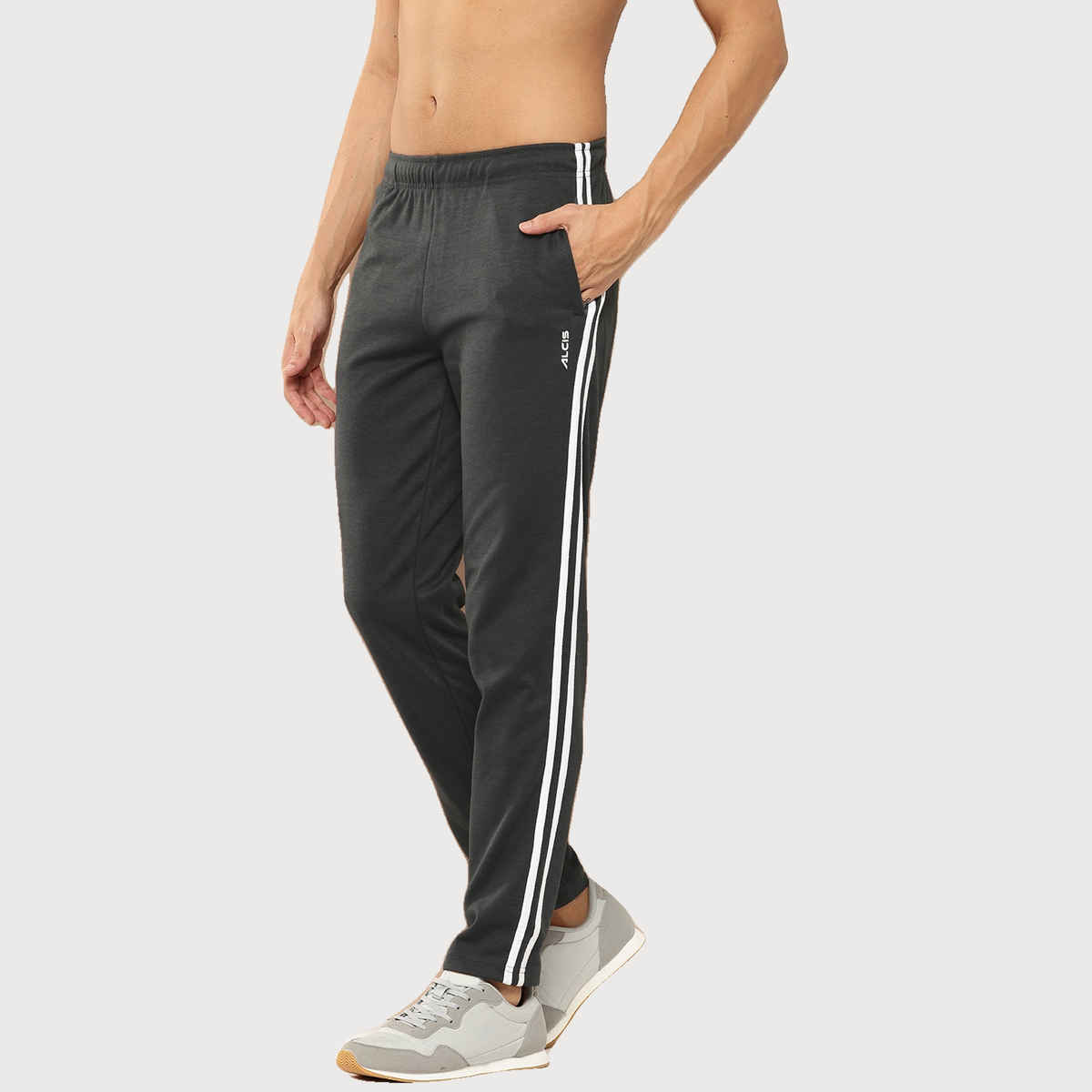 Alcis Men's Track Pant | Charcoal - M