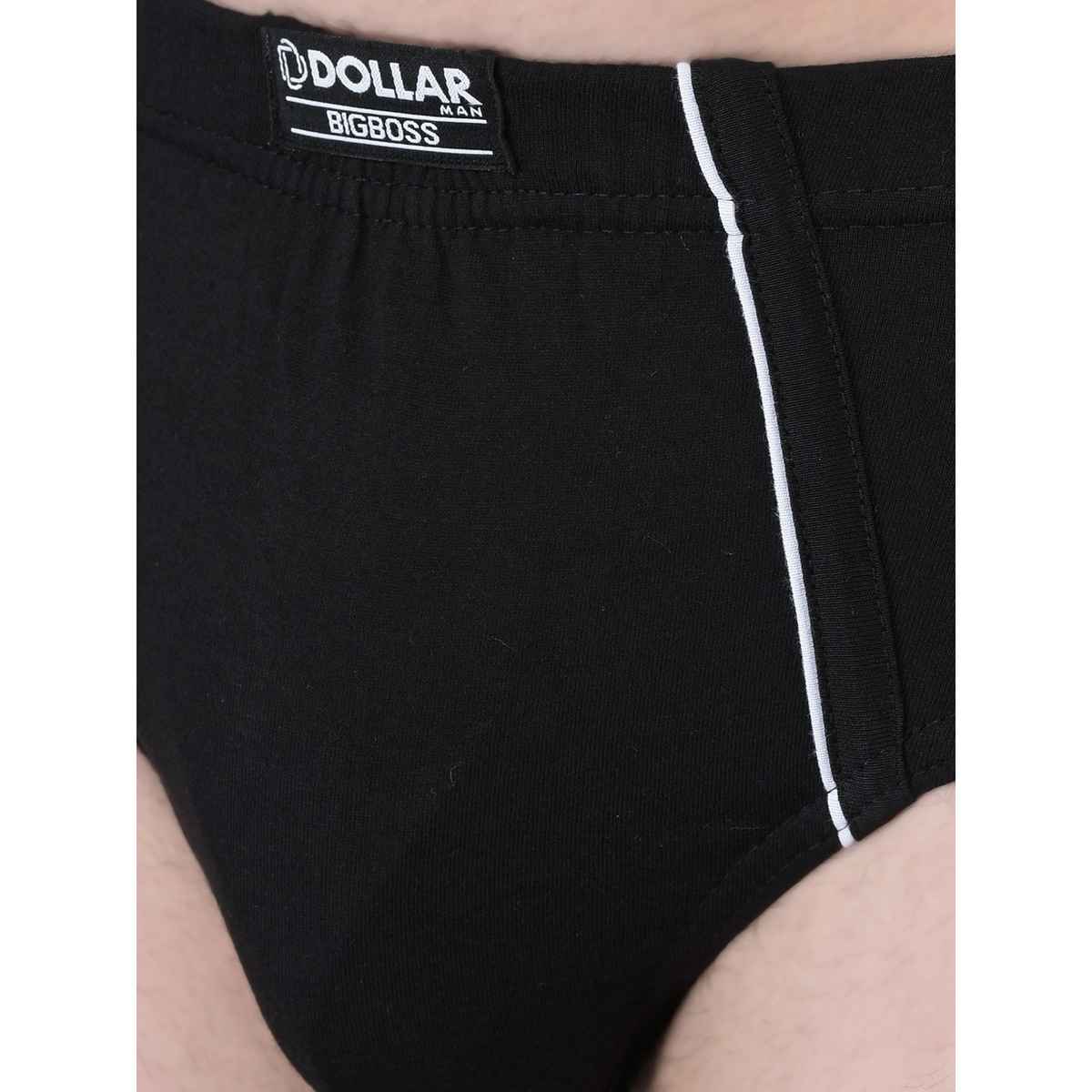 Dollar Bigboss Men's Solid Brief With Anti-Microbial Odour Control | Pack Of 2 - Assorted - XXL