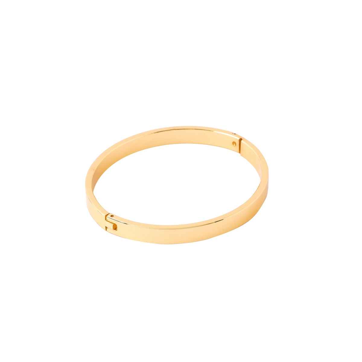 NVR Men's Gold Kada Bracelet | NVR2103
