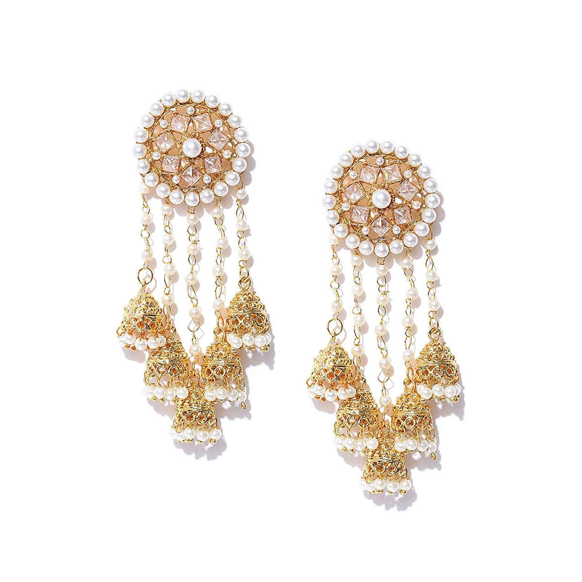 YouBella Jewellery Traditional Jhumka/Jhumki Earrings for Girls & Women (YBEAR - 32070)