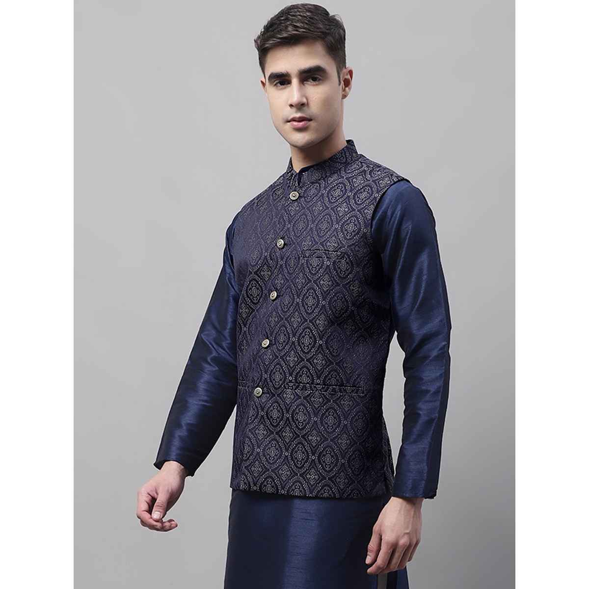 Jompers Men's Waistcoat | Jowc 4072 | Silver - S