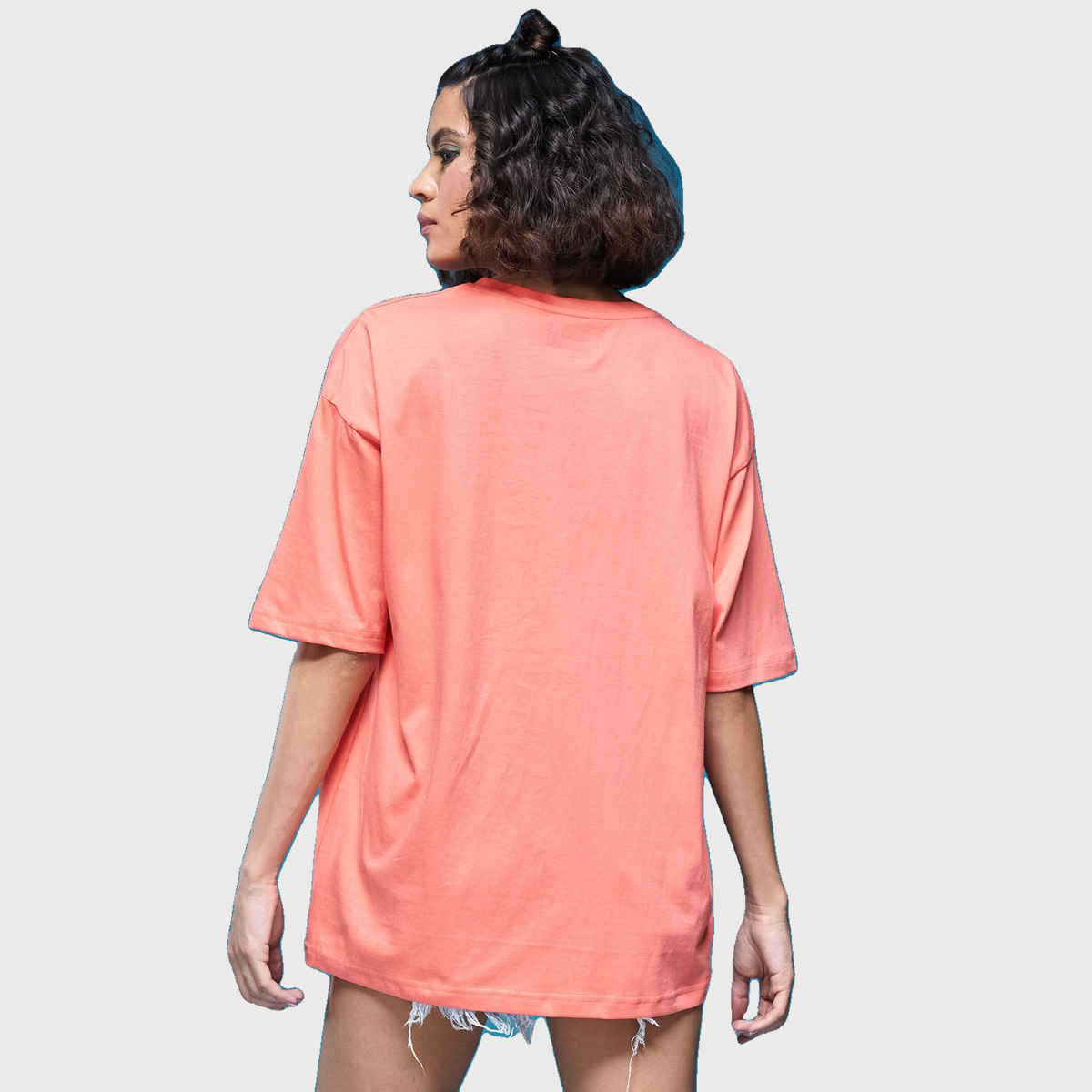 Smartees Women's Solid T-shirt | Orange - M